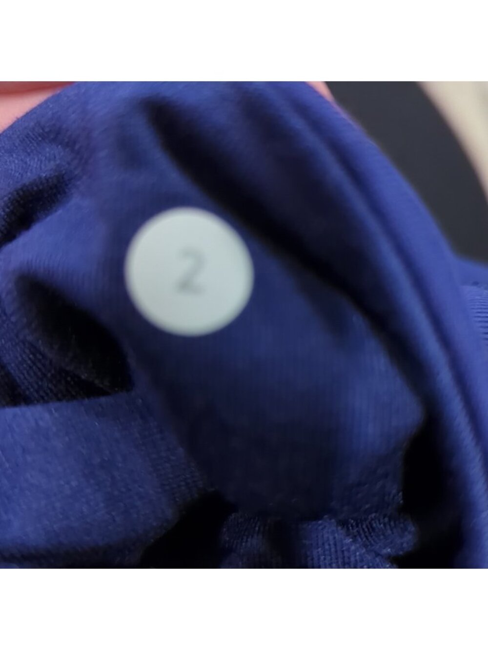 Lululemon Wunder Under Crop III (Reversible) Emperor Blue / Sapphire Blue - Picture 11 of 12